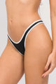 Calcinha Asa Delta com Viés Preto
