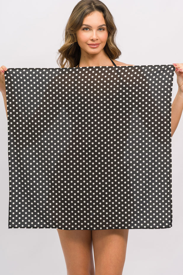 Lenço de Cabeça Poá