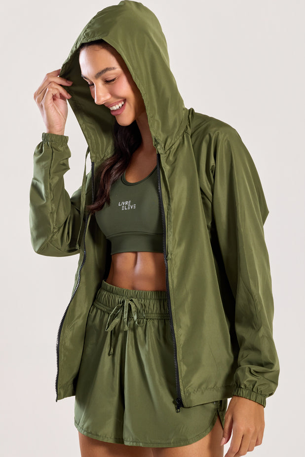 Short Soltinho com Cadarço Verde