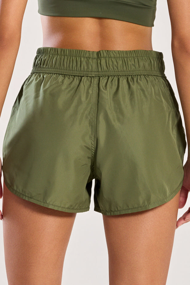 Short Soltinho com Cadarço Verde