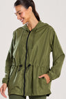 Parka Corta Vento Verde