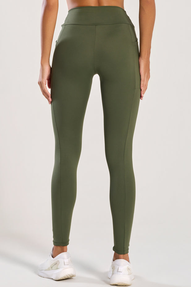 Legging com Bolso Lateral Verde
