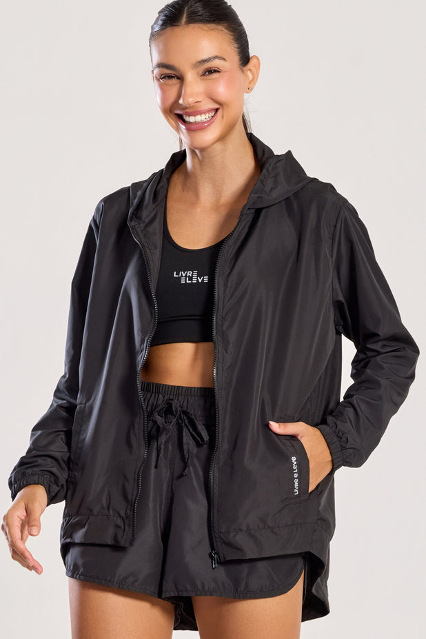 Short Soltinho com Cadarço Preto