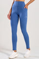 Conjunto Top e Legging com Bolso Azul Claro