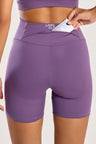 Bermuda com Bolso nas Costas Lilás