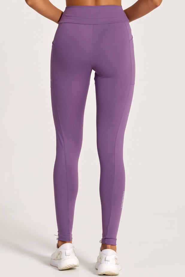 Legging com Bolso Lateral Lilás