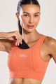Conjunto Top e Bermuda com Bolso Laranja