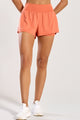 Conjunto Regata com Top e Short Duplo Bolso Laranja