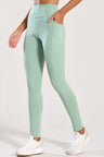 Legging com Bolso Lateral Verde Claro