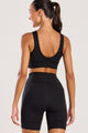 Conjunto Top e Bermuda com Bolso Preto