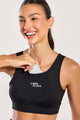 Conjunto Top e Bermuda com Bolso Preto