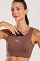 Conjunto Top e Bermuda com Bolso Marrom