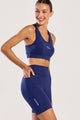 Conjunto Top e Legging Com Bolso Marinho