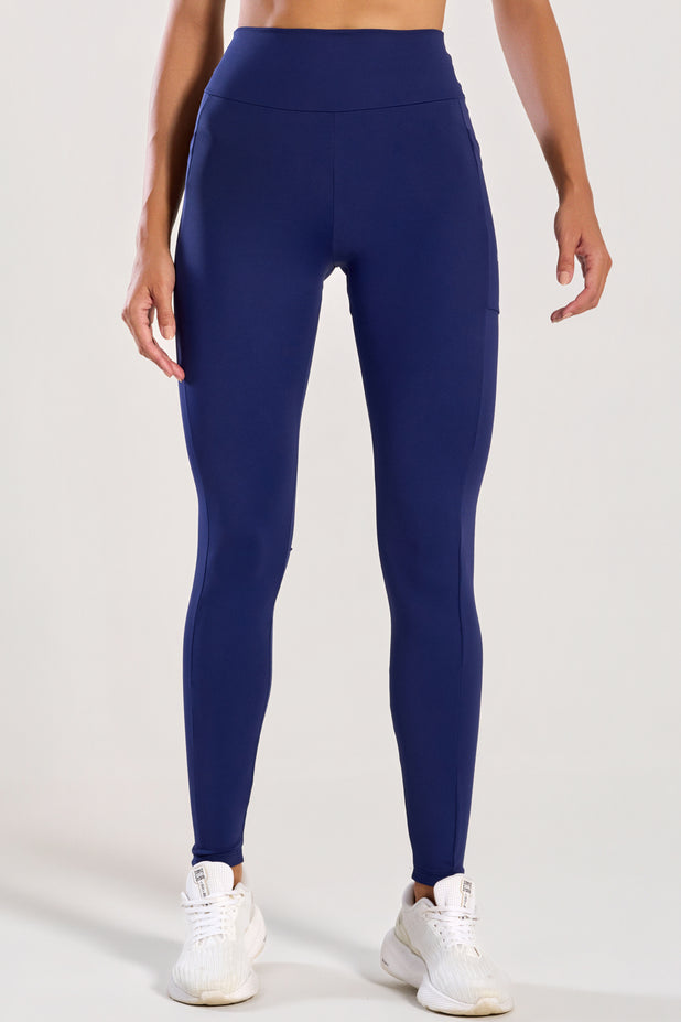 Legging com Bolso Lateral Marinho