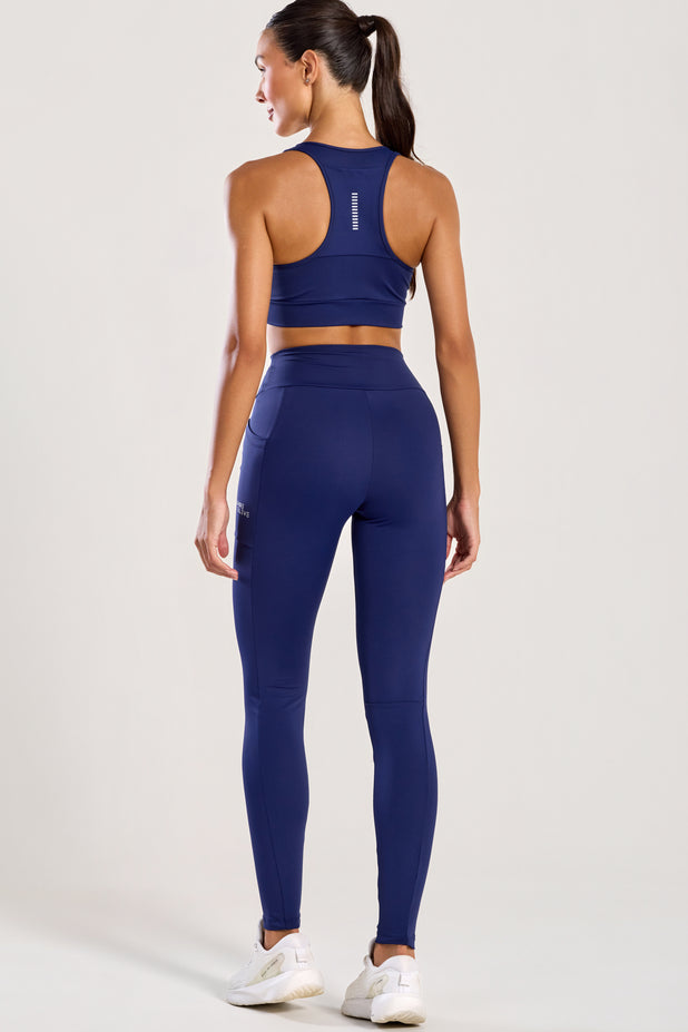 Top com Bolso nas Costas Marinho