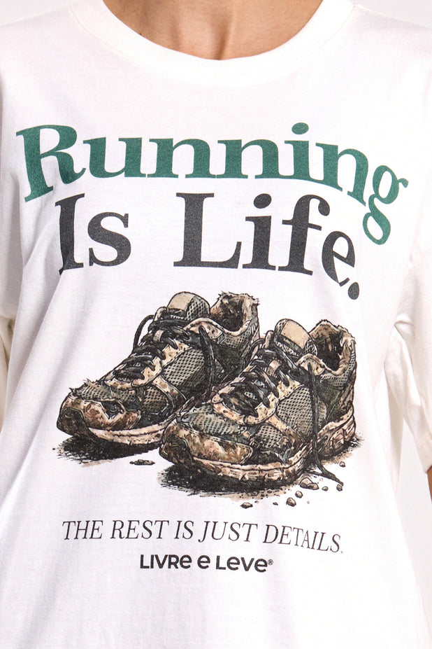 T-Shrit Oversized Running is Life