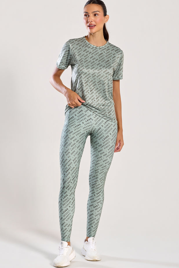 Legging com Bolso nas Costas Impulso Verde