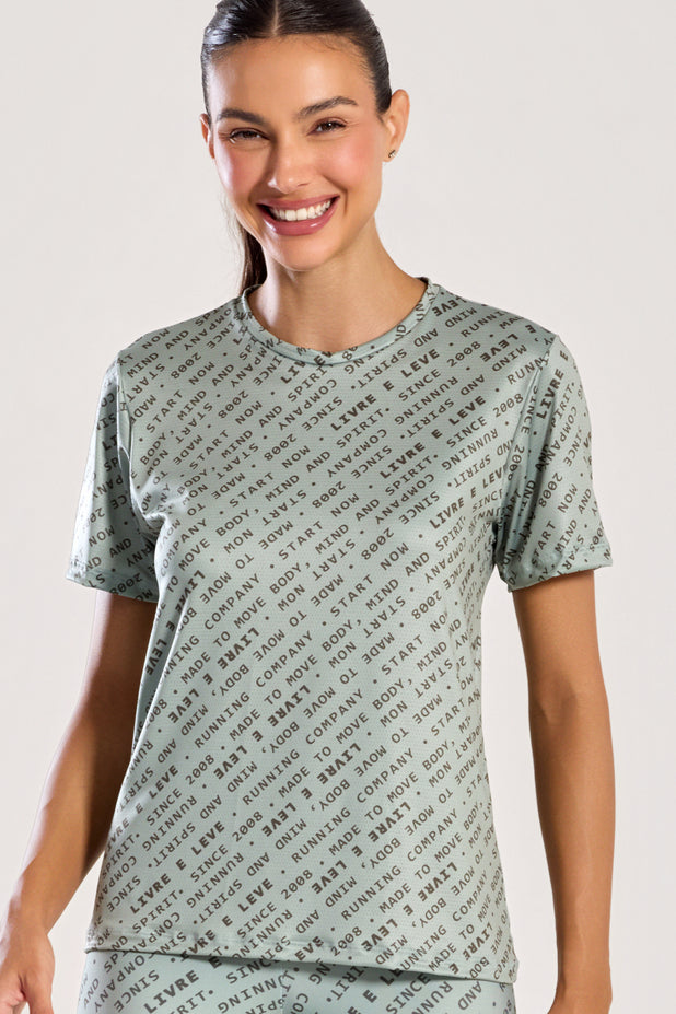 T-Shirt Furadinha Impulso Verde