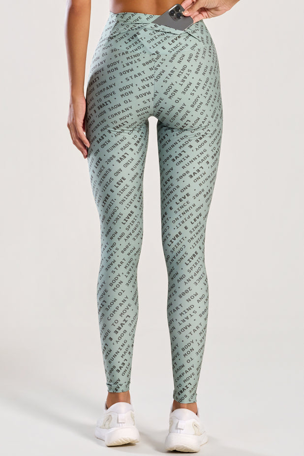 Conjunto Top e Legging com Bolso Impulso Verde