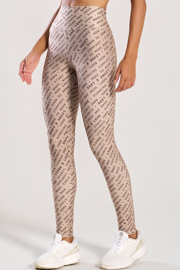 Legging com Bolso nas Costas Impulso Marrom