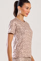 T-Shirt Furadinha Impulso Marrom