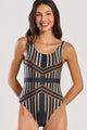 Maiô Decote nas Costas Listras