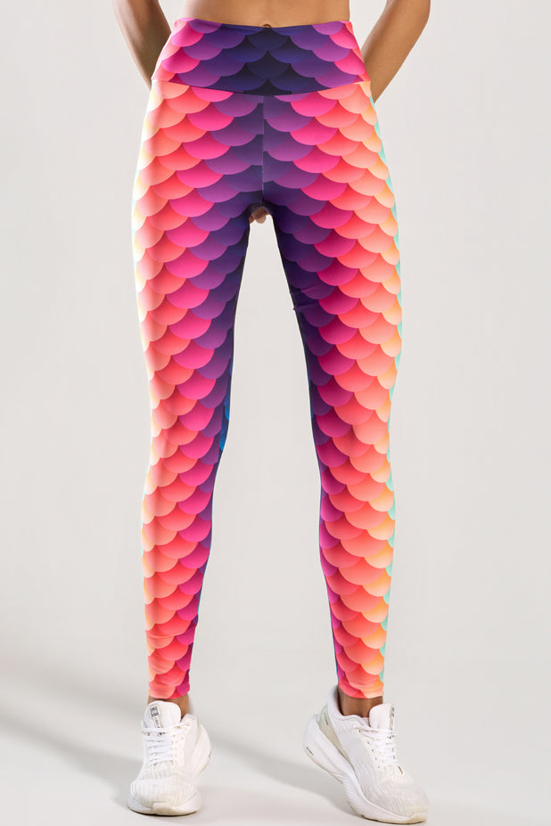 Legging Estampada Sereia Colorida
