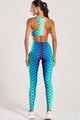 Conjunto Top e Legging Sereia Colorida