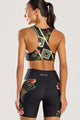 Conjunto Top e Bermuda Estampada Felicidade