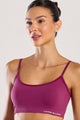 Conjunto Top Alcinha e Bermuda Sem Costura Rosa