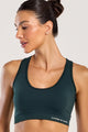 Conjunto Top Nadador e Bermuda Sem Costura Verde