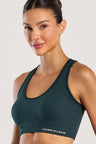 Top Seamless Nadador Verde