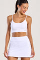 Top Alcinha de Poliamida Branco