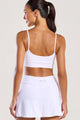 Top Alcinha de Poliamida Branco
