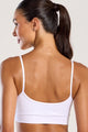 Top Alcinha de Poliamida Branco