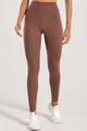 Legging de Poliamida Marrom