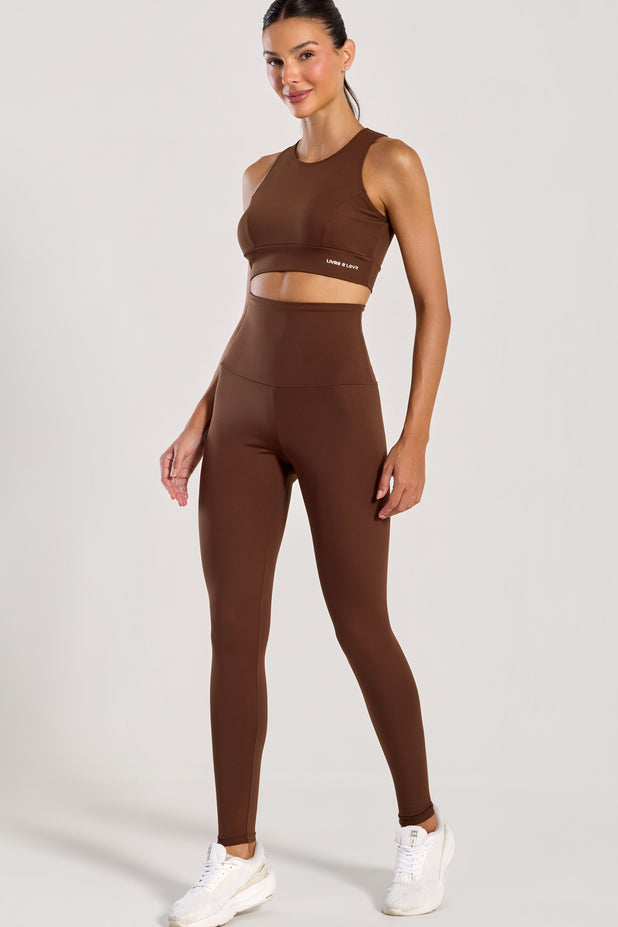 Legging Modeladora Anticelulite Marrom