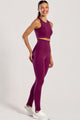 Conjunto Top e Legging Anticelulite Roxo