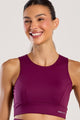 Top Regata com Recorte Anticelulite Roxo