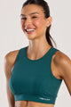 Top Regata com Recorte Anticelulite Verde