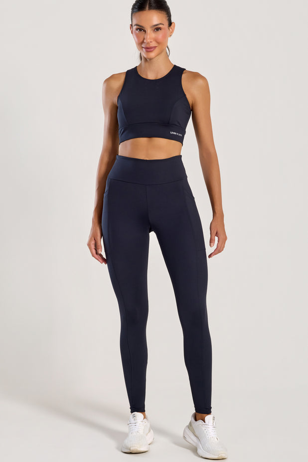 Legging com Bolso Anticelulite Preta