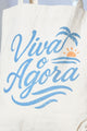 Ecobag Viva o Agora Bege