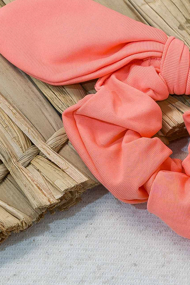Frufru de Cabelo com Nozinho Coral