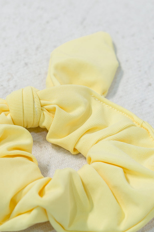 Frufru de Cabelo com Nozinho Amarelo