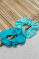 Kit 2 Frufrus de Cabelo Verde e Azul