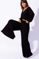 Conjunto Canelado Preto