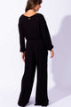 Conjunto Canelado Preto