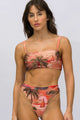 Biquíni Top Quadrado e Hot Pants com Cós Paradise