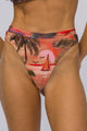 Biquíni Top Quadrado e Hot Pants com Cós Paradise