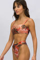 Biquíni Top Quadrado e Hot Pants com Cós Paradise